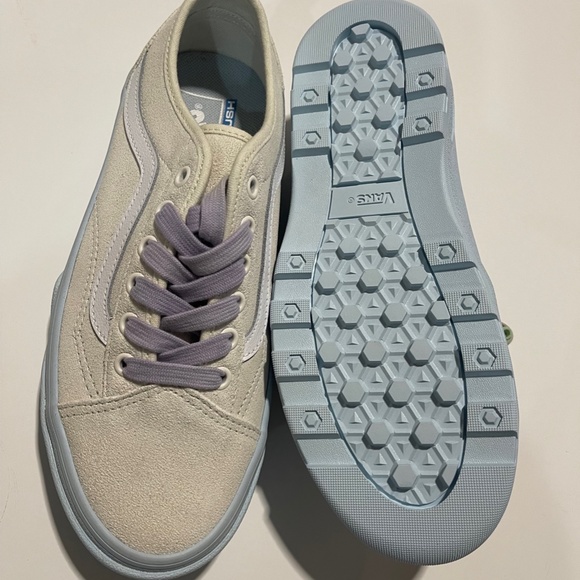 Vans Sentry Old Skool Marshmallow Suede Leather Upper NEW in Box Women's 8.5 - Picture 7 of 9